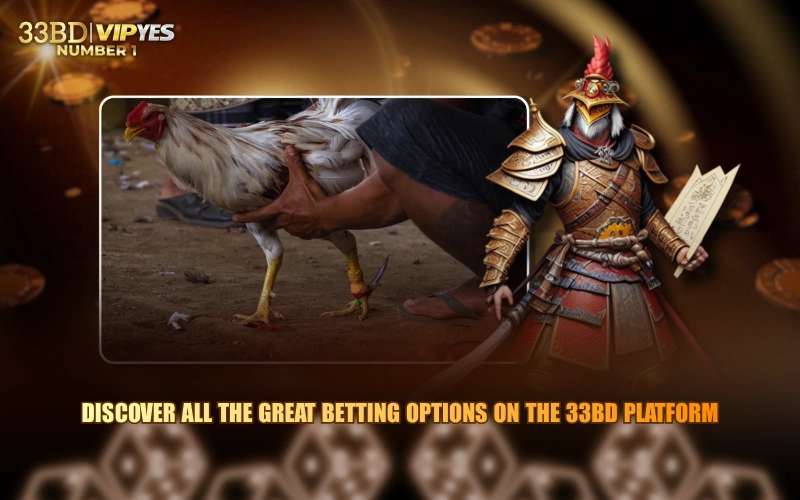 Discover all the great betting options on the 33BD platform