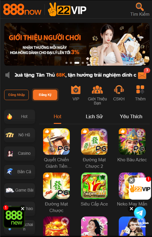 888now bắt tay cùng nhiều đối tác cung cấp game uy tín trên thế giới