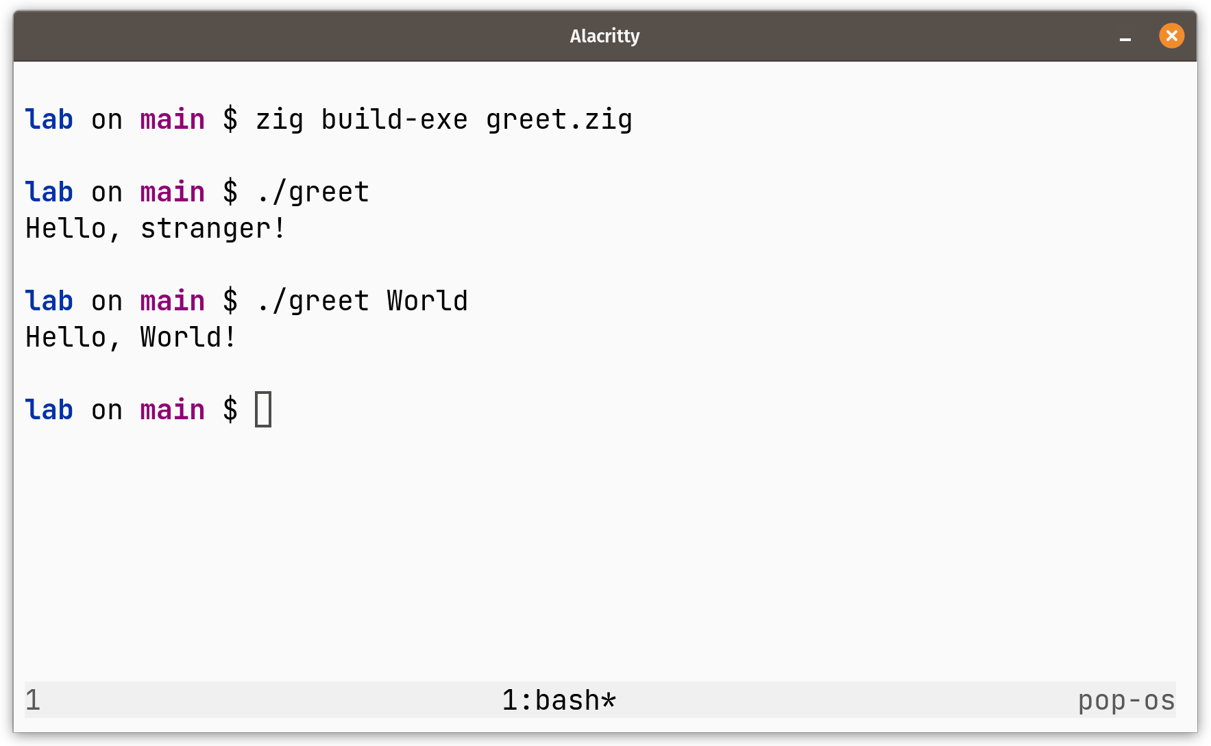 Parsing CLI arguments in Zig