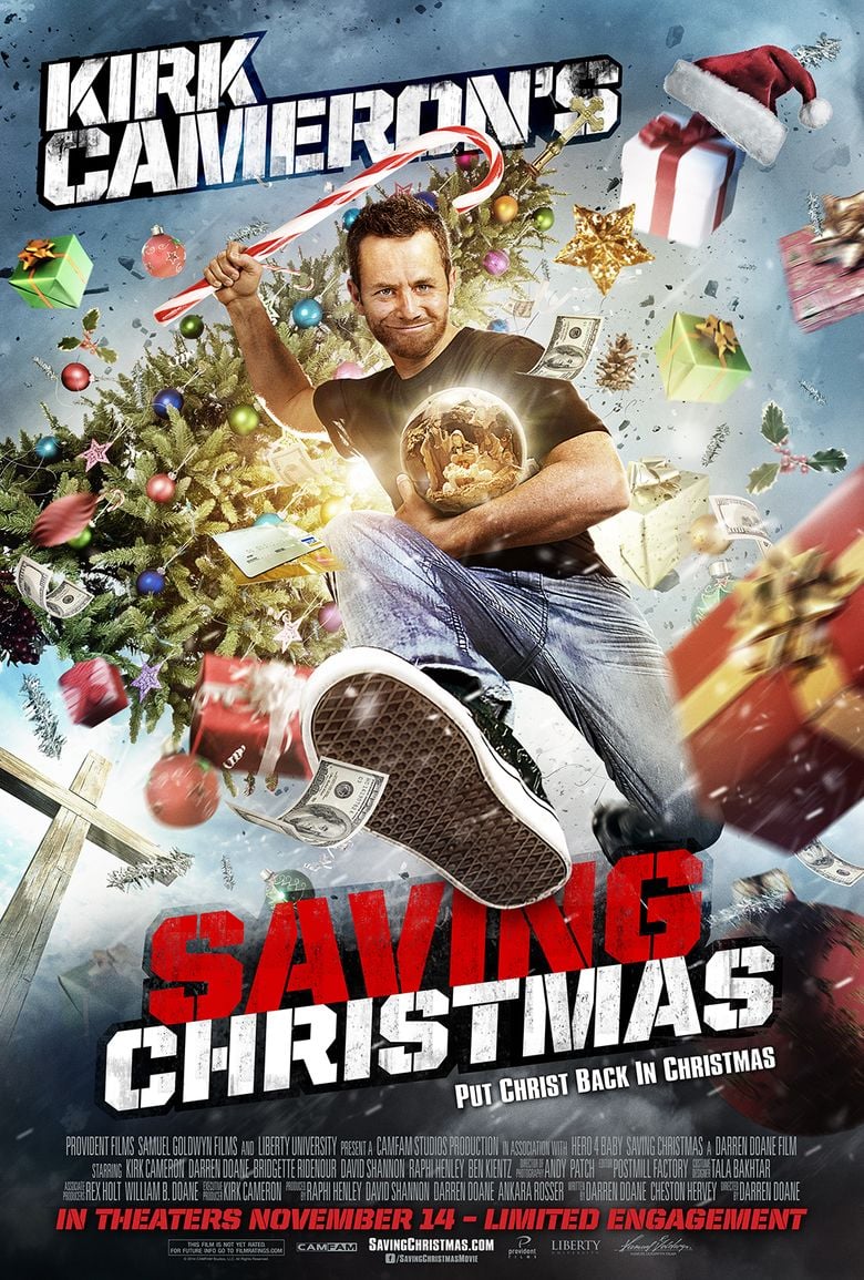 Saving Christmas movie poster