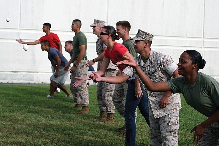 Egg tossing