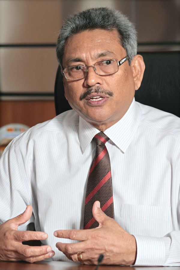 Gotabhaya Rajapaksa BUSINESS TODAY Defence Secretary Gotabaya Rajapaksa The