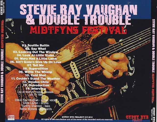 Midtfyns Festival Stevie Ray Vaughan amp Double Trouble Midtfyns Festival 1CDR