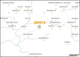 Qamata Qamata South Africa map nonanet