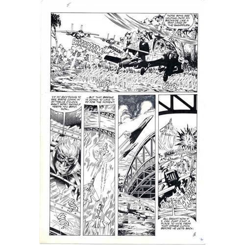 Stan Woch Stan Woch and Willie Blyberg Airboy 5 Page Original Stan Woch