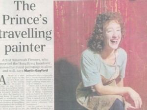 Susannah Fiennes The Princes travelling painter The Daily Telegraph Susannah Fiennes