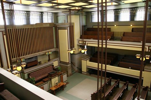 Unity Temple AD Classics Unity Temple Frank Lloyd Wright ArchDaily
