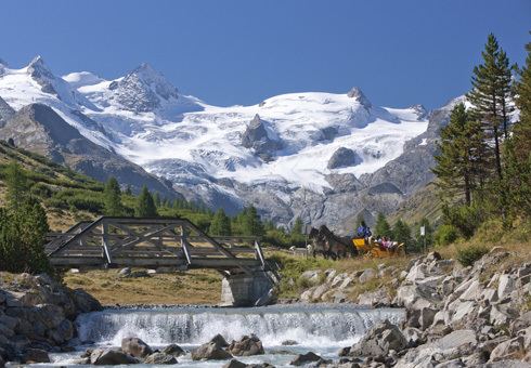 Val Roseg Engadin St Moritz Graubunden Switzerland