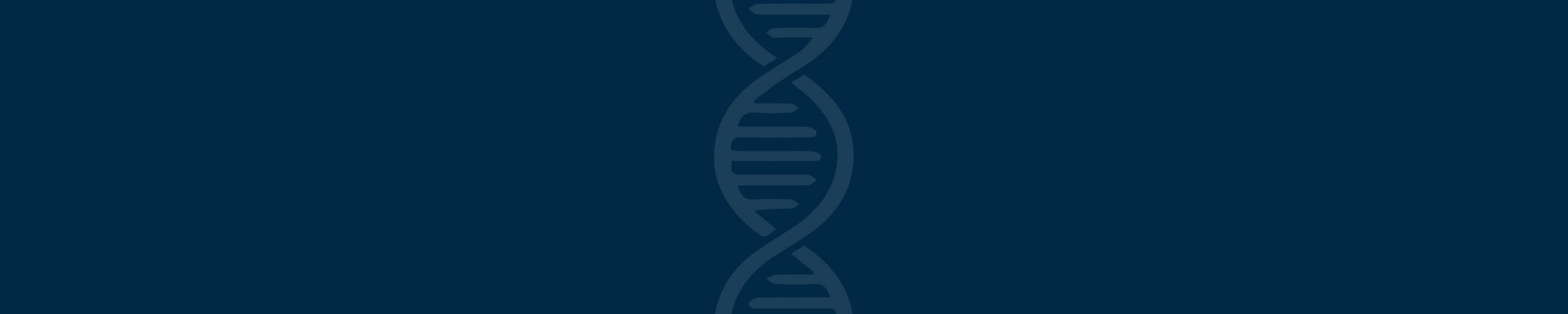 Dark blue banner with DNA symbol from ALK Positive logo.