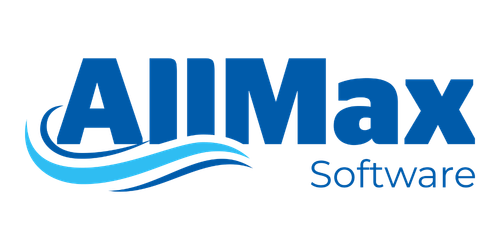 AllMax Software logo on a transparent background