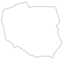Mapa oddziałów AMSO w Polsce