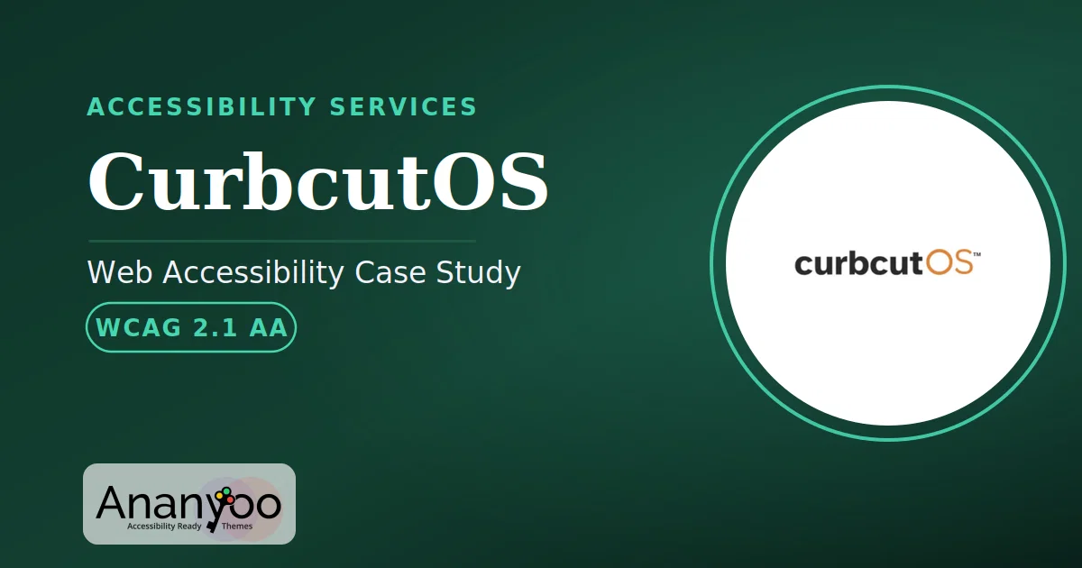 CurbcutOS Accessibility Audit – WCAG 2.1 AA remediation case study