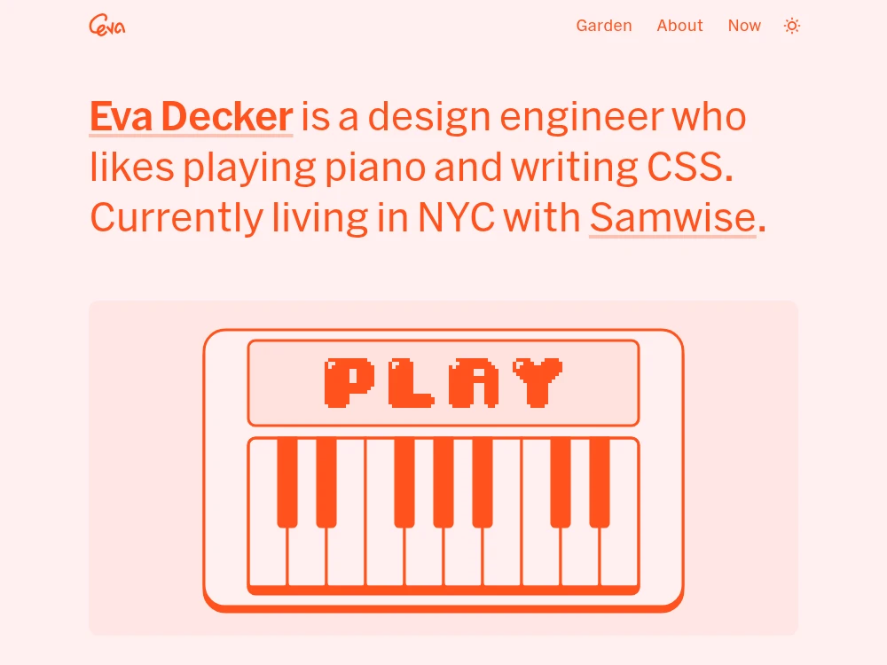 screenshot of eva.town