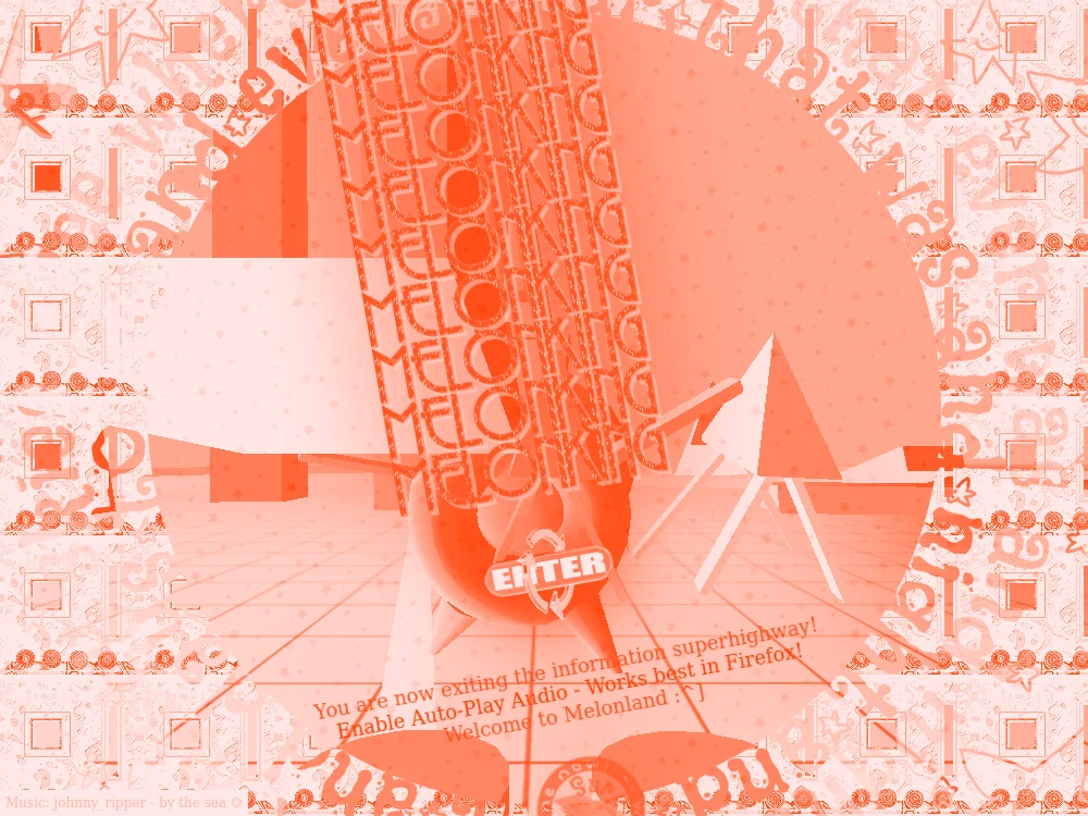 screenshot of melonking.net