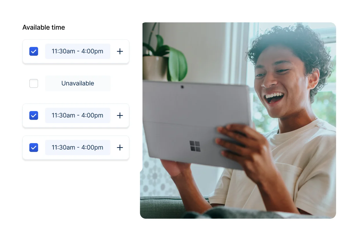 Real Time schedule