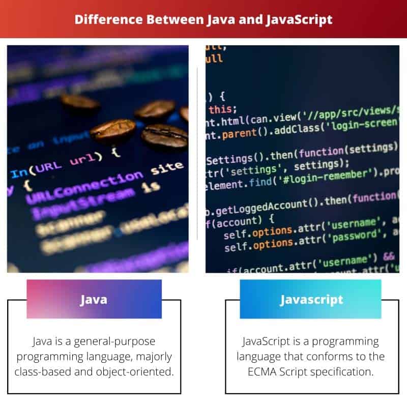 Difference Between Java and JavaScript