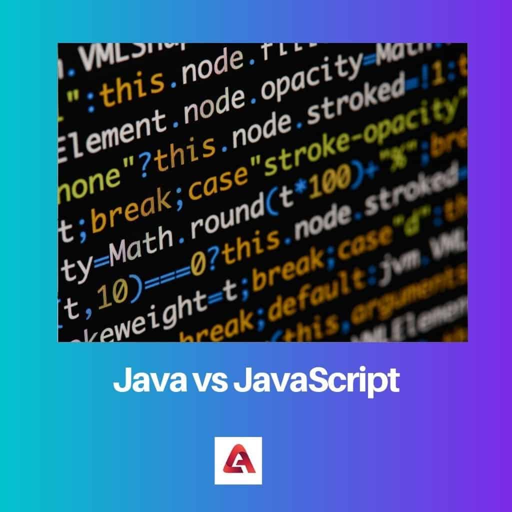 Java vs JavaScript