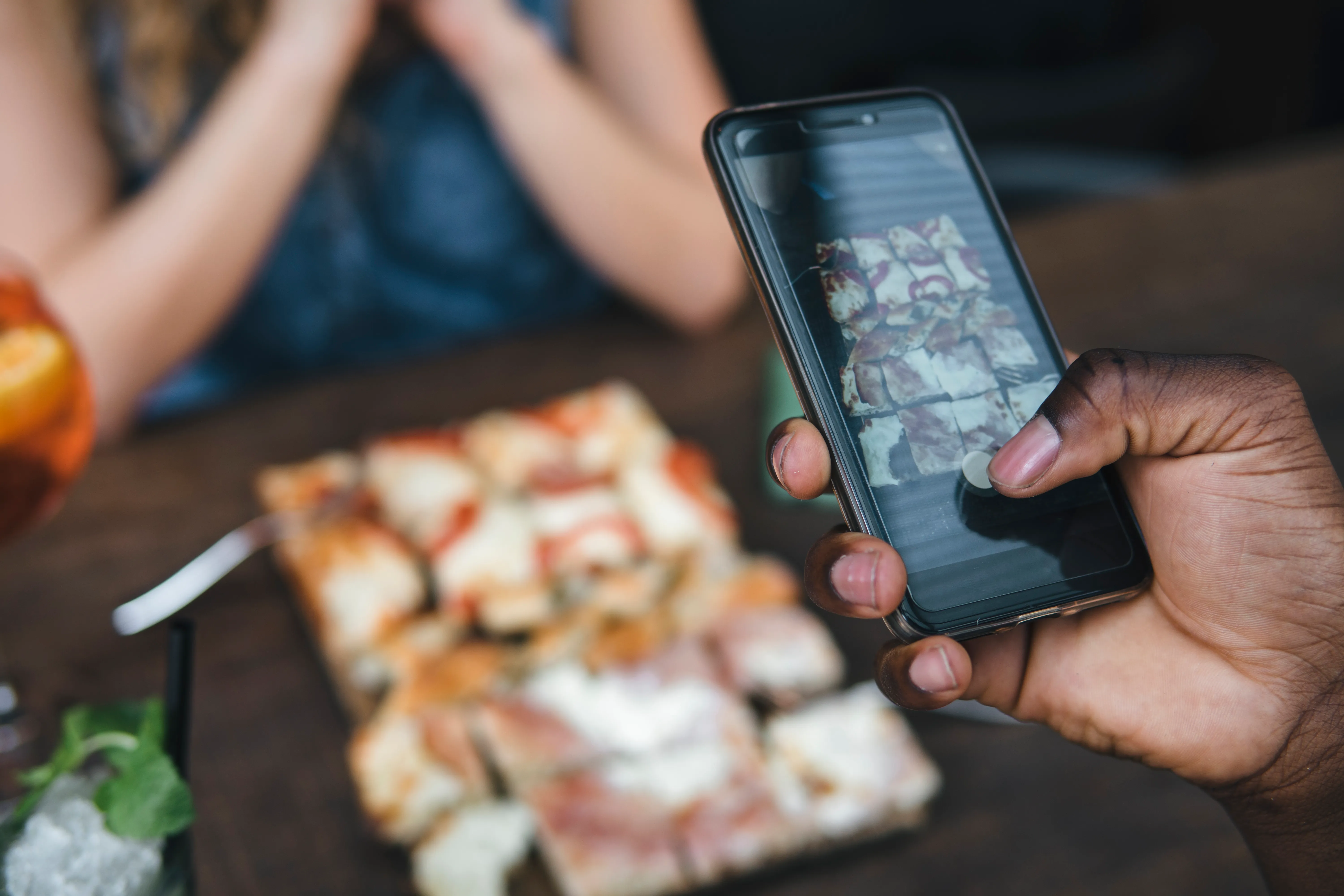 image of someone using a photo to take photos