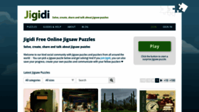 What Jigidi.com website looked like in 2024 (2 years ago)