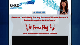 What Smsleadnetwork.com website looked like in 2020 (5 years ago)