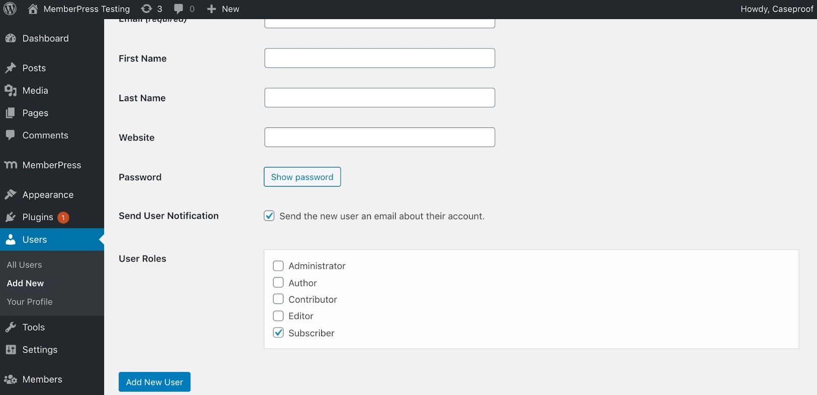 Custom User Roles WordPress Custom User Roles WordPress