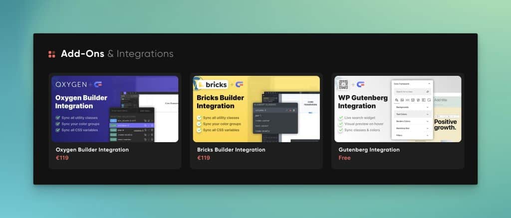 Core Framework Pricing