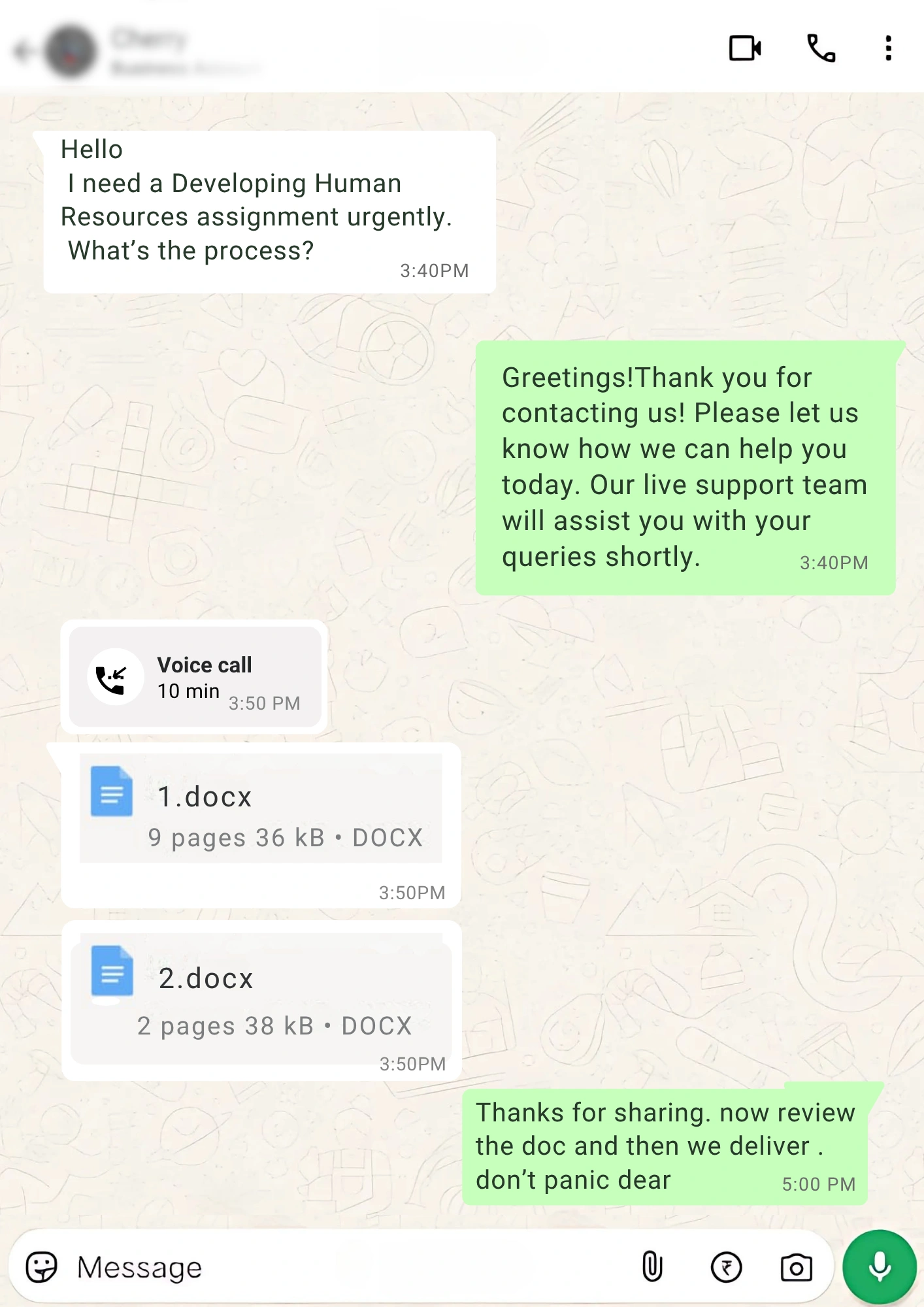 Developing Human Resources