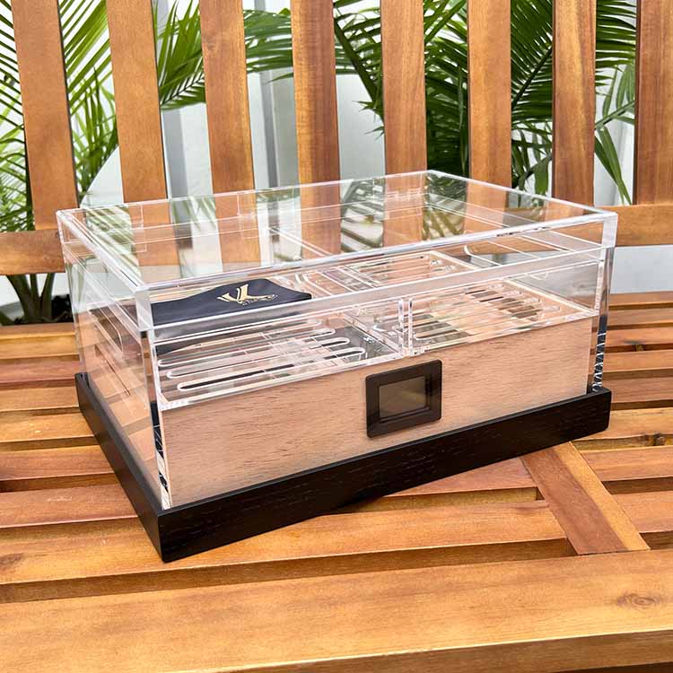 Case Elegance Acrylic Humidor Large Case Elegance Acrylic Humidor Large