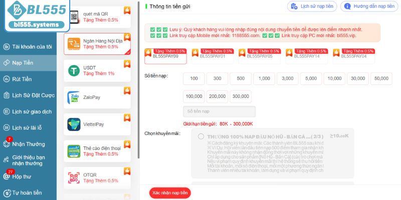 Giao dịch tiện lợi và đảm bảo an toàn cho người chơi Giao dịch tiện lợi và đảm bảo an toàn cho người chơi
