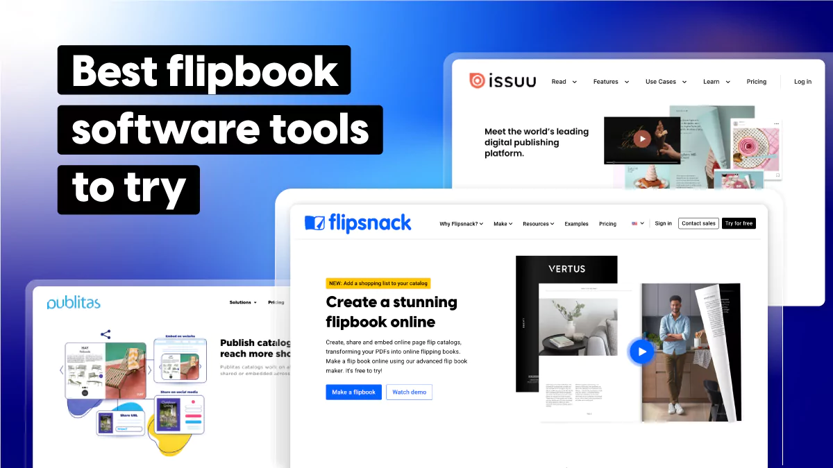Best flipbook software tools to try - cover