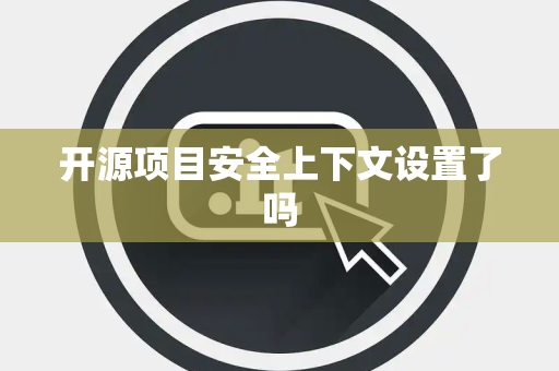 开源项目安全上下文设置了吗