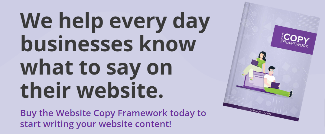 Website Copy Framework- WP Learning & Resources
