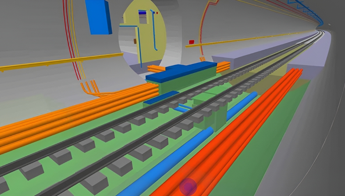 Pioneering open BIM in a Swiss railway tunnel