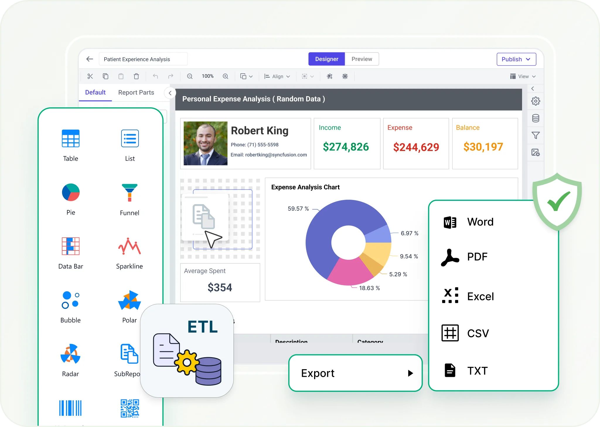 Effortless Self-Service reports
