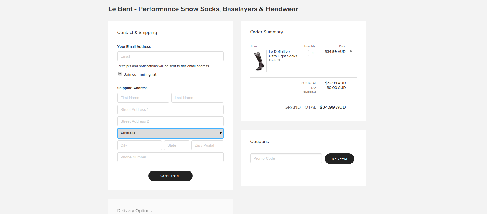 Restricting (or Defaulting) Shipping Countries in Squarespace