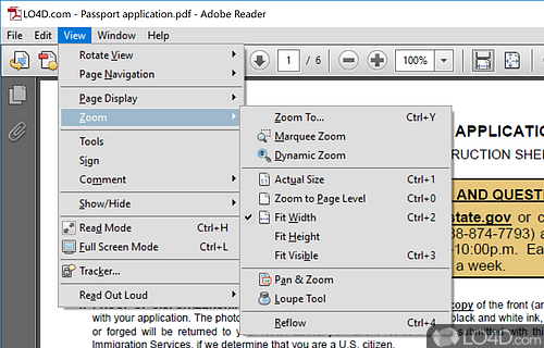 Well-balanced PDF reader with cloud support - Screenshot of Adobe Reader XI