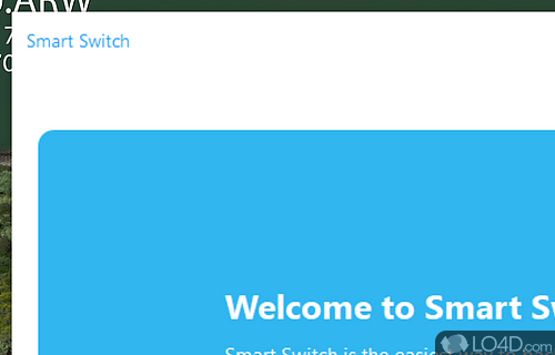 Clean and simple interface - Screenshot of Samsung Smart Switch Clean and simple interface - Screenshot of Samsung Smart Switch
