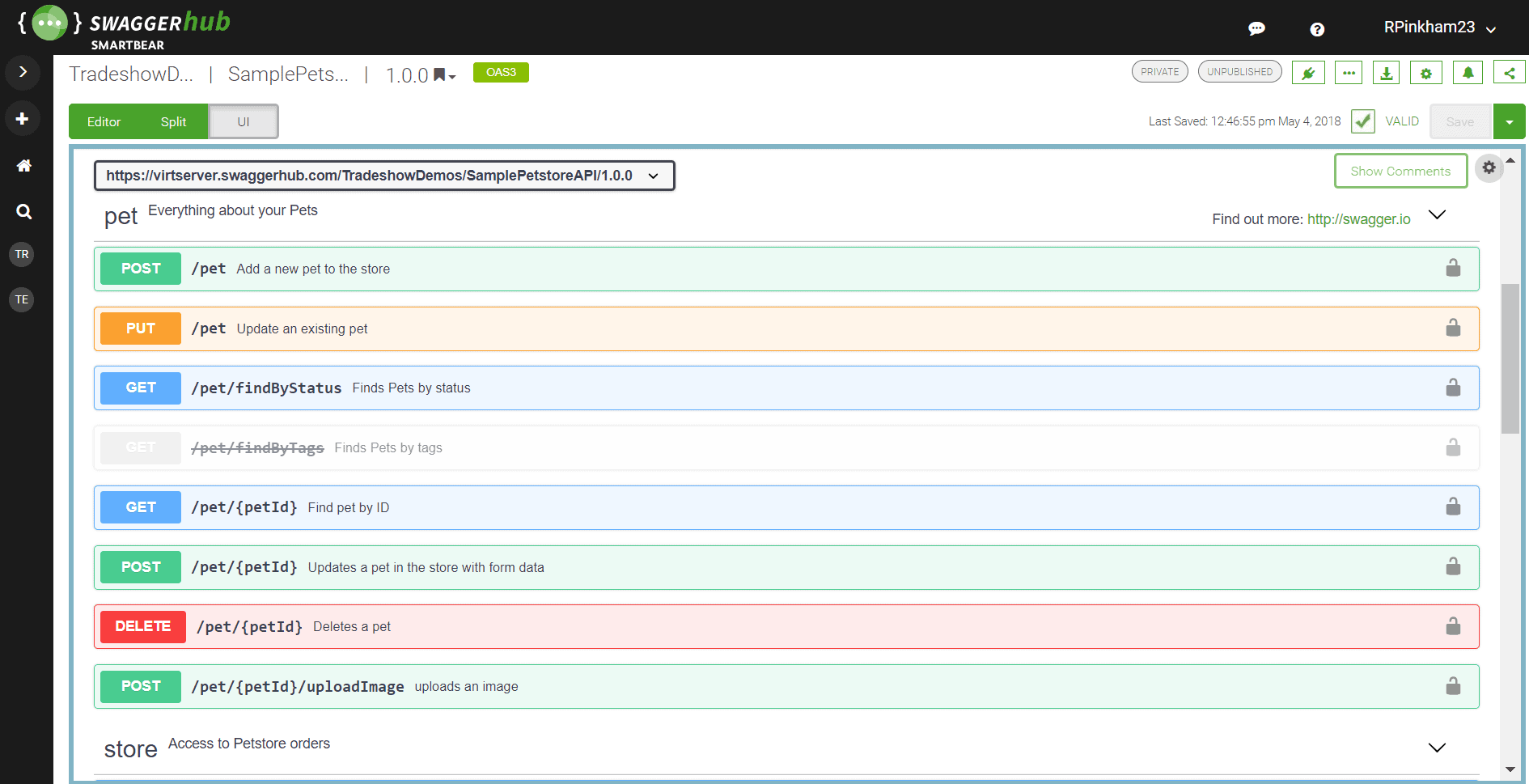 Swagger or OpenAPI Initiative API testing tool