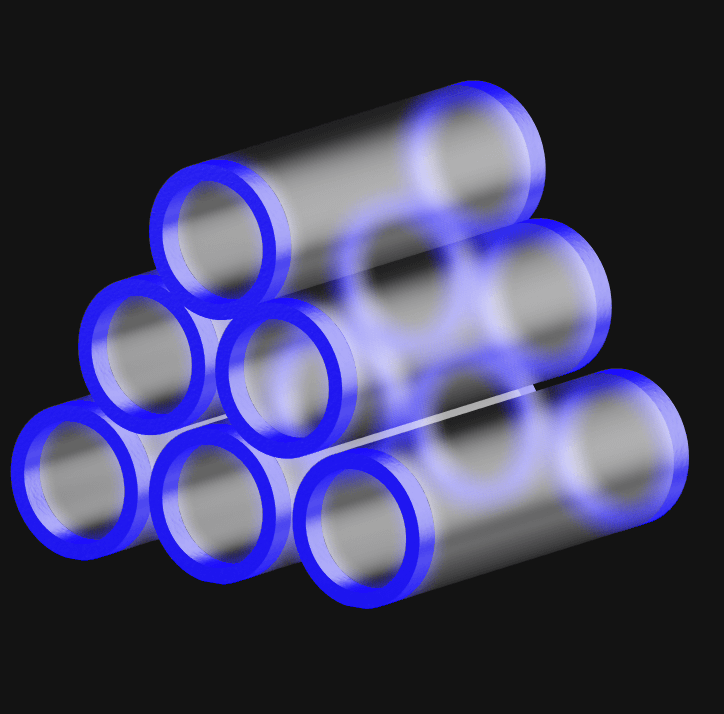 Pipes to illustrate MiTrust API technology 