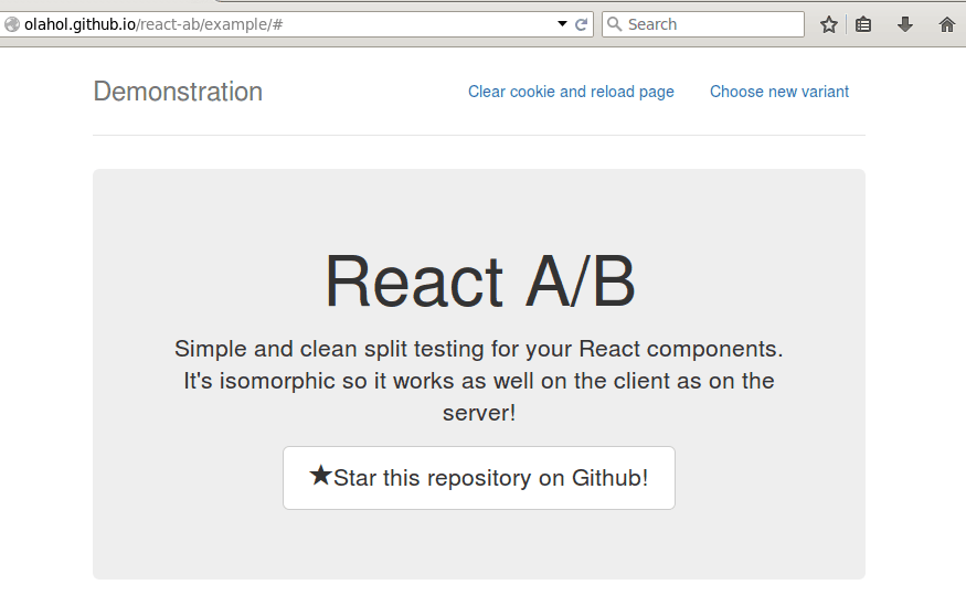 A/B Testing Demo A/B Testing Demo