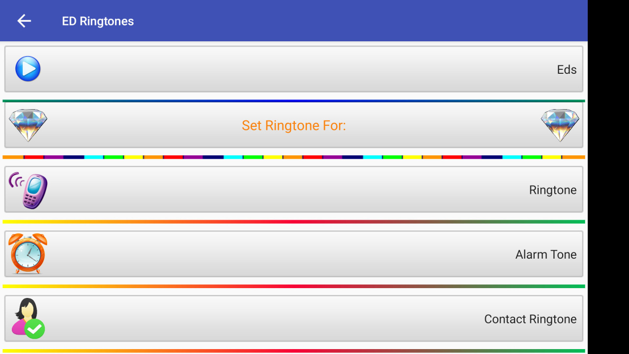 ED Ringtones 8.0 Screenshot
