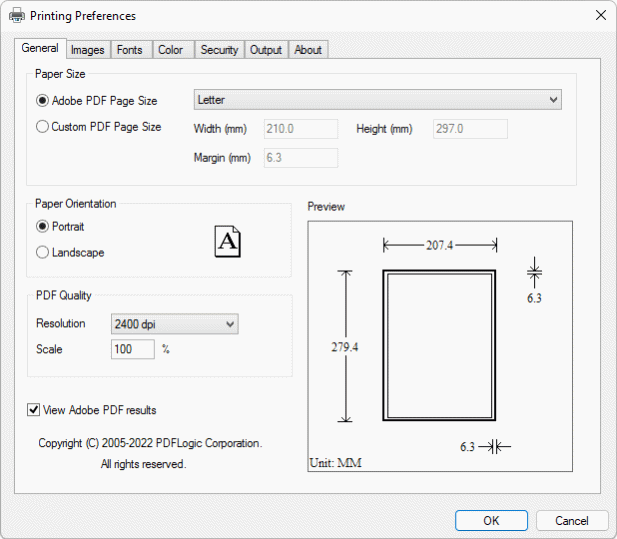 PDF Server for Windows 2022 11.0 Screenshot