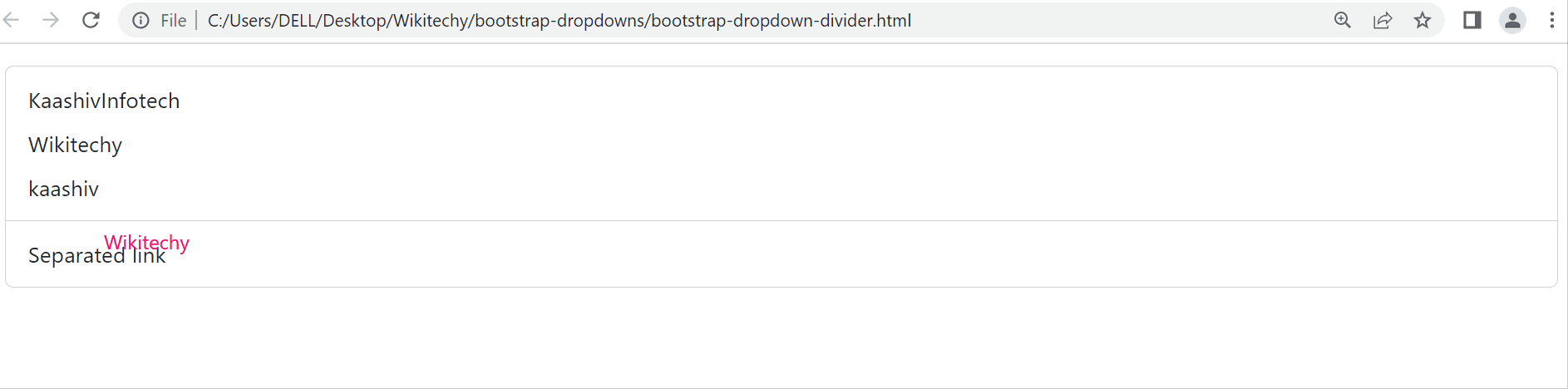 bootstrap-dropdown-divider