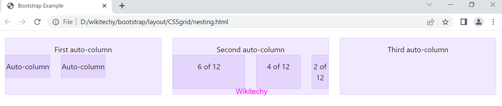 bootstrap-grid-nesting