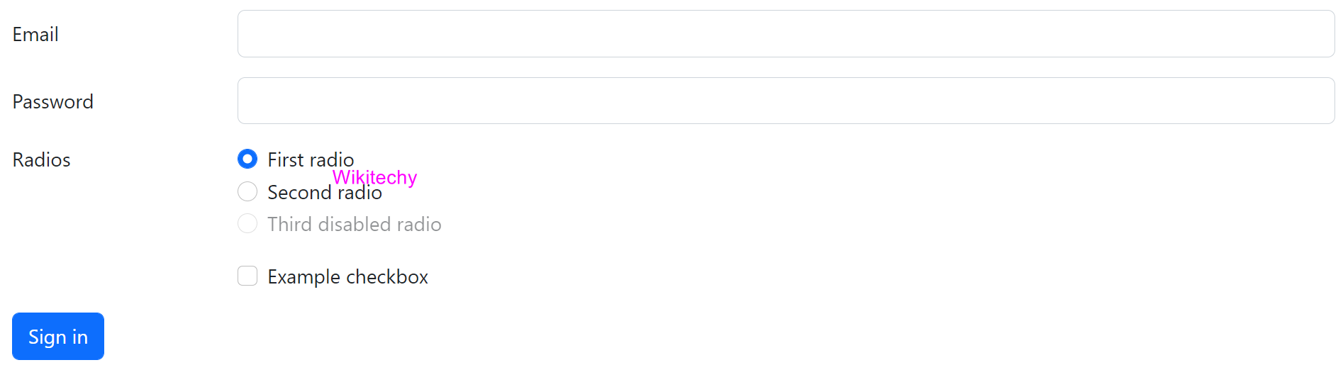 bootstrap-horizontal-form