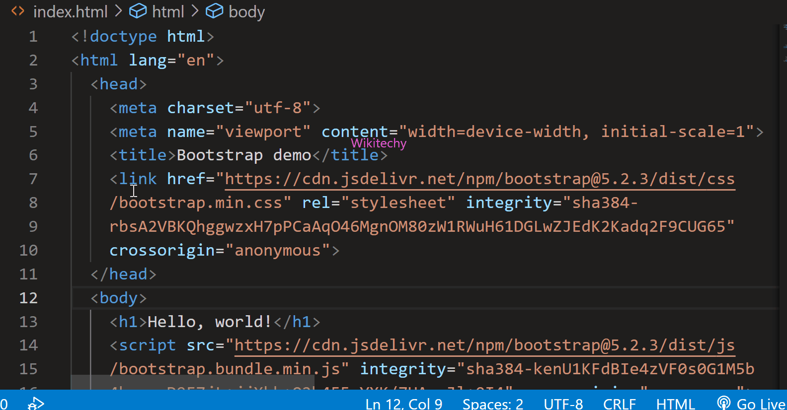 bootstrap-link-and-script