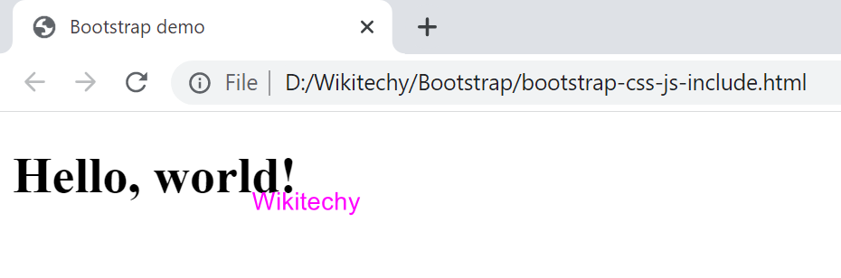 bootstrap-link-and-script