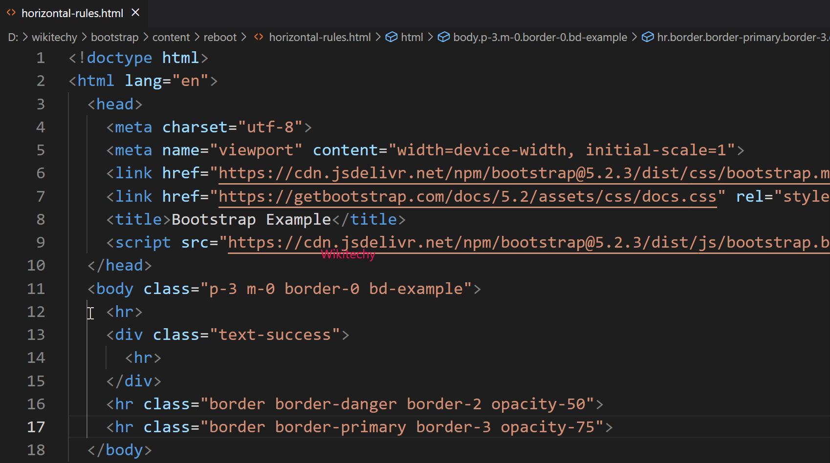 how-to-create-horizontal-rules-with-bootstrap
