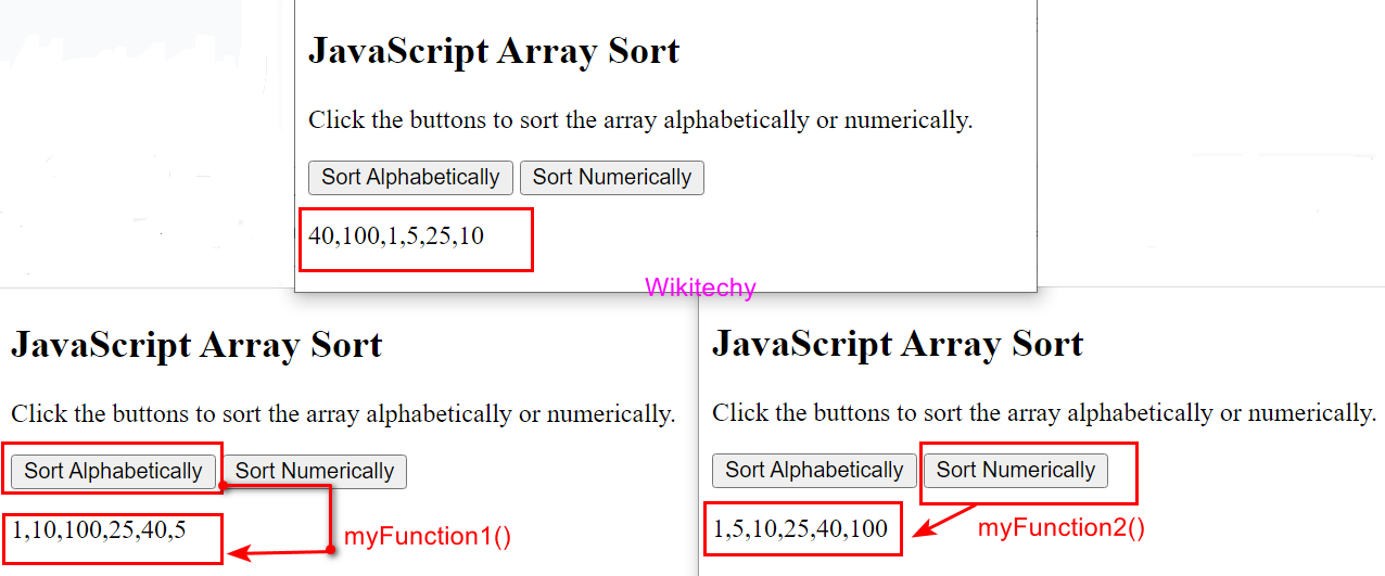 javascirpt-array-sort