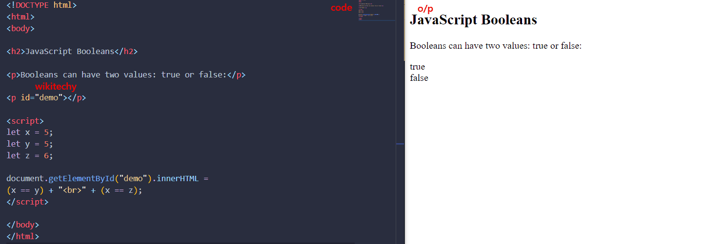 javascript-boolean